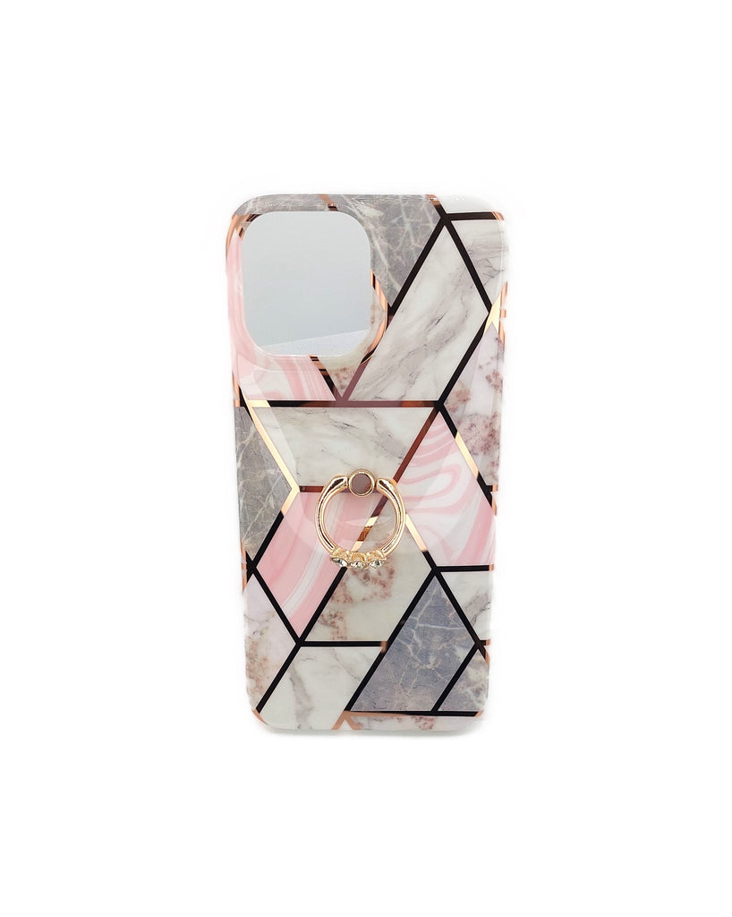 Handyhülle iPhone 13 Pro Max - Case MARBLE RING Mehrfarbig No.130