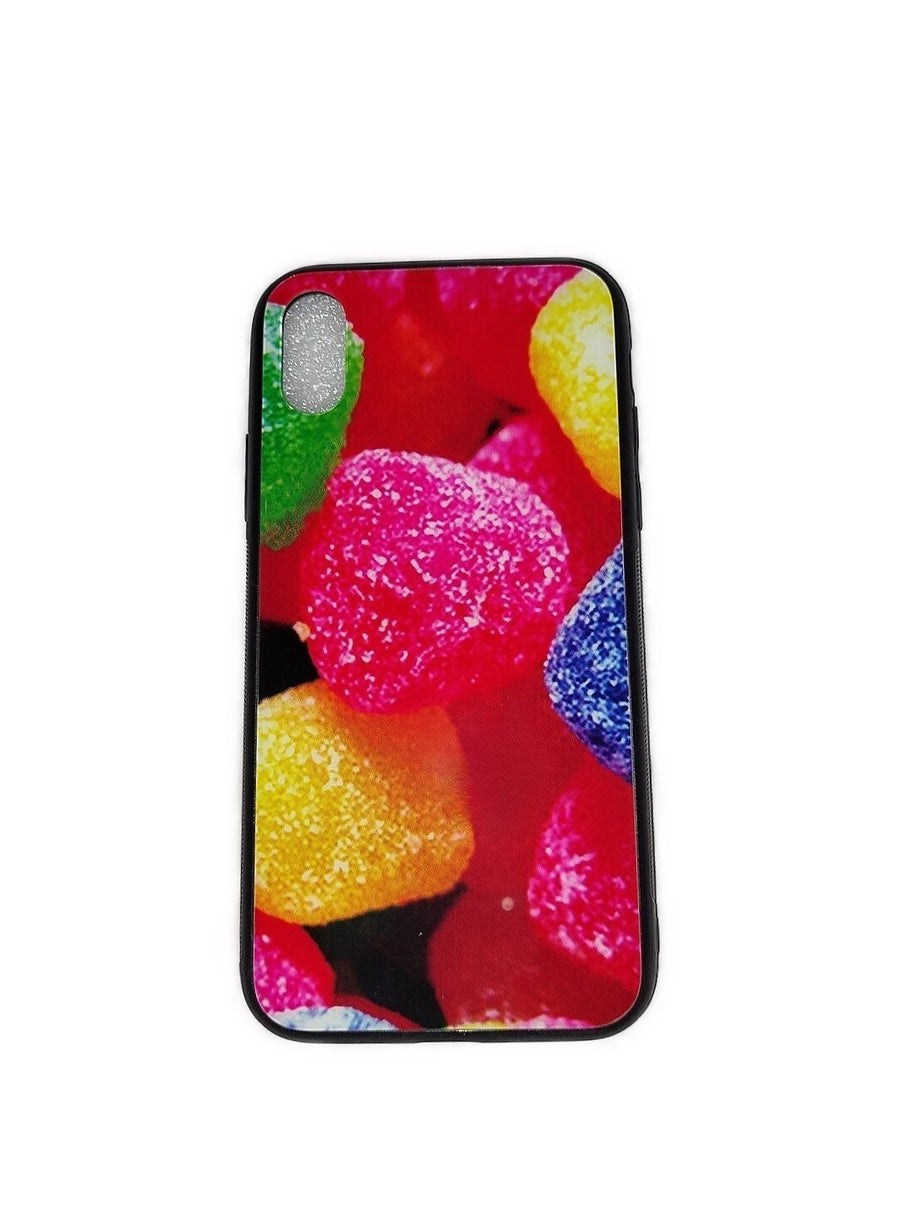 Handyhülle iPhone X XS Polycarbonat Case Gummibärchen Rot Pink – Ambiance1