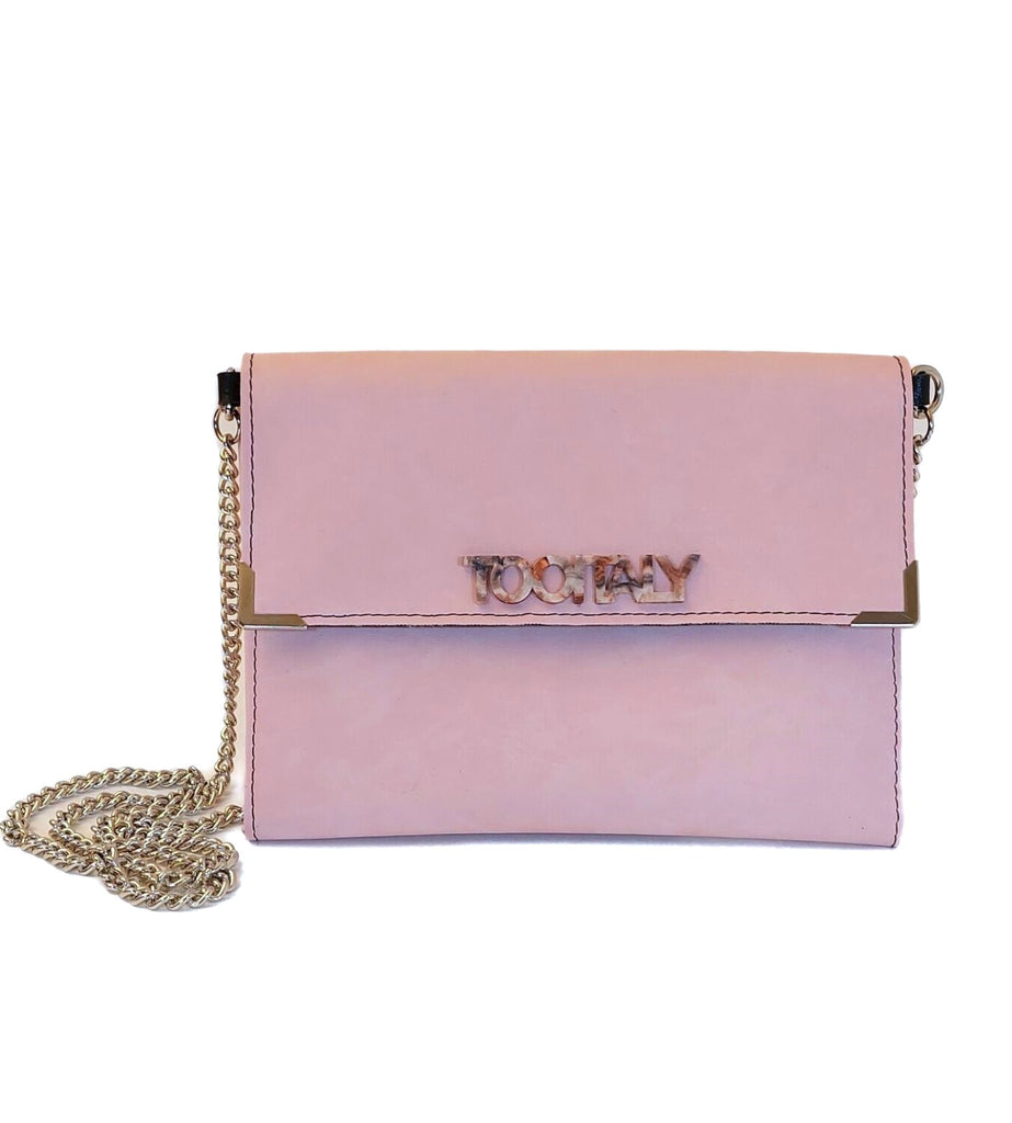 Clutch Upcycling No.51 TOOitaly Handmade in Italy Kunstleder Rosa