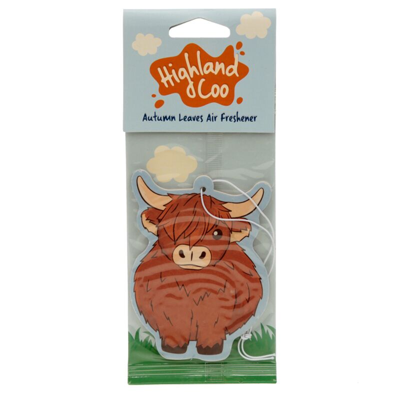Autoduft Lufterfrischer Duftbaum Aufhänger - Highland Coo Kuh