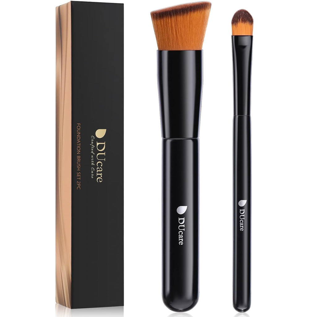 DUcare Make up Pinsel Concealer Foundation Kabuki 2 Stück