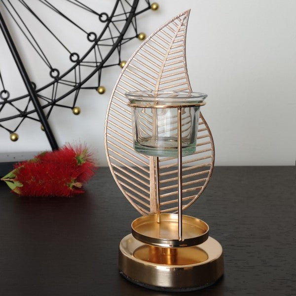 Zen Arôme - Sanfte Wärme Diffusion für Duftöle oder Kerzenwärmer Wachswärmer für Duftkerzen - verstellbar und dimmbar - Palme