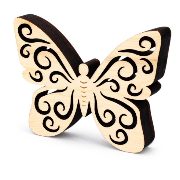 Zirbenholz Schmetterling, Small - ZNatur No.122