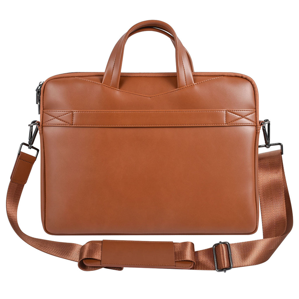 UNIQ Accessory Laptoptasche bis 16 Zoll Geräte Leder Braun No.24.1