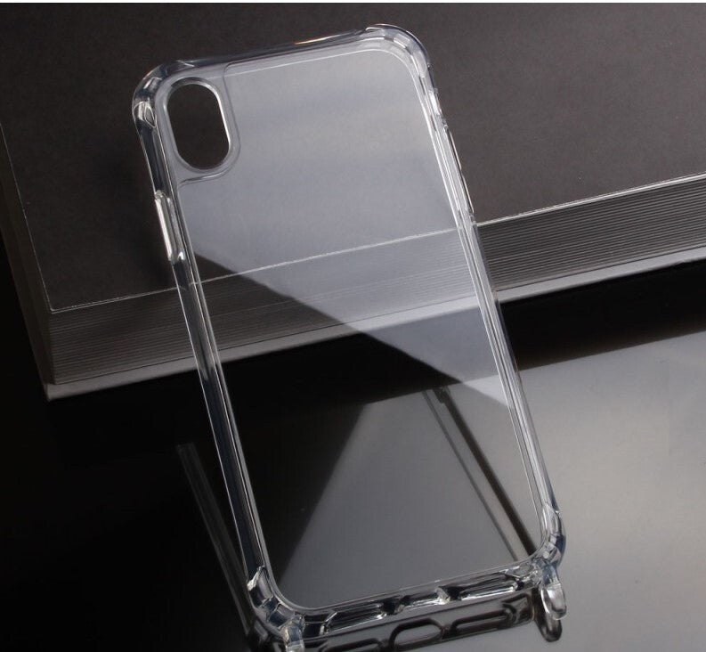 Handyhülle Apple iPhone XR Dropcase mit Clear-Ring TPU Transparent 