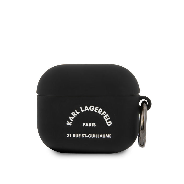 AirPods 3 Schutzhülle Karl Lagerfeld Silikon Schwarz No.401