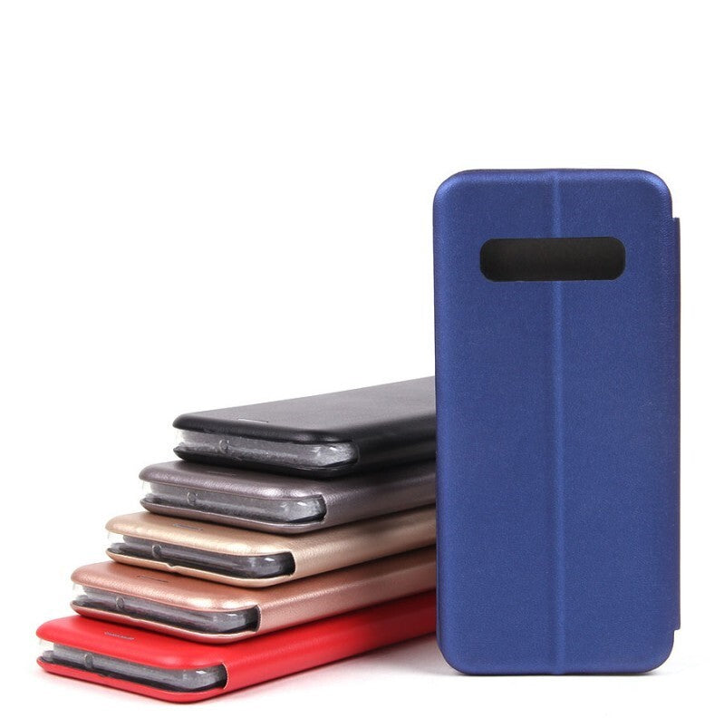 Handyhülle Samsung Galaxy S10 Plus Wallet Book-Case Rot, Rosa, Gold, Schwarz oder Grau