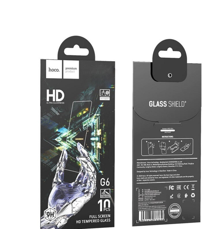 Panzerglas iPhone 13 Mini Hoco G6 Premium Glas 9H Transparent