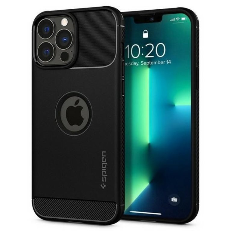 Handyhülle iPhone 13 Pro Max Spigen Rugged Armor Case No.388 Schwarz –  Ambiance1